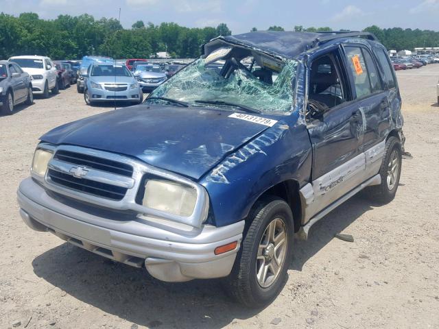 2CNBE634626934844 - 2002 CHEVROLET TRACKER LT BLUE photo 2