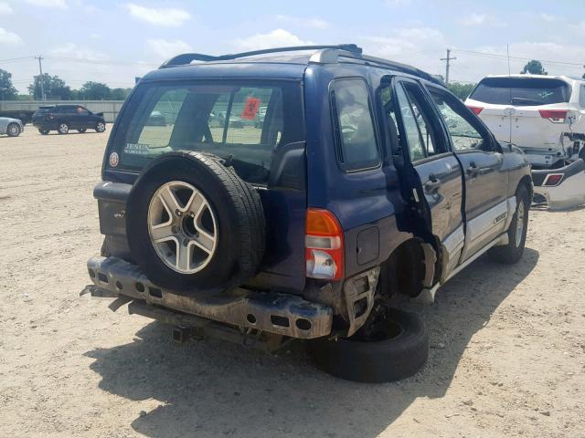 2CNBE634626934844 - 2002 CHEVROLET TRACKER LT BLUE photo 4