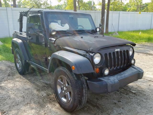 1J4FA24189L738236 - 2009 JEEP WRANGLER X BLACK photo 1