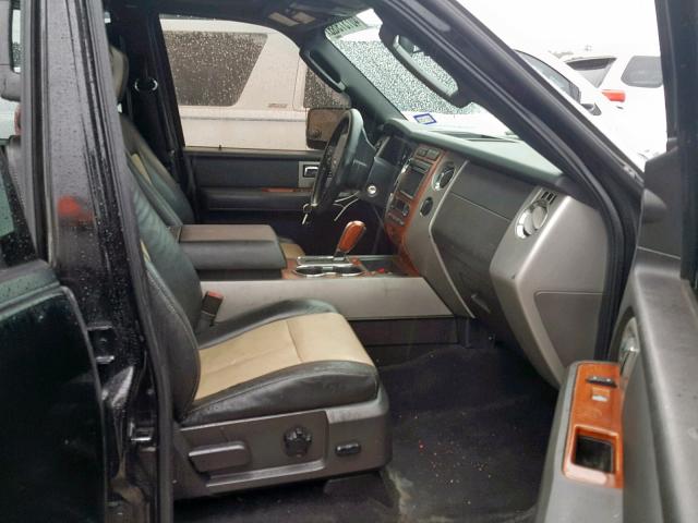 1FMFU18547LA74496 - 2007 FORD EXPEDITION BLUE photo 5