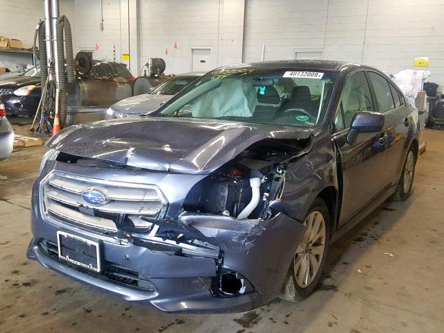 4S3BNAC64H3009410 - 2017 SUBARU LEGACY 2.5 GRAY photo 2