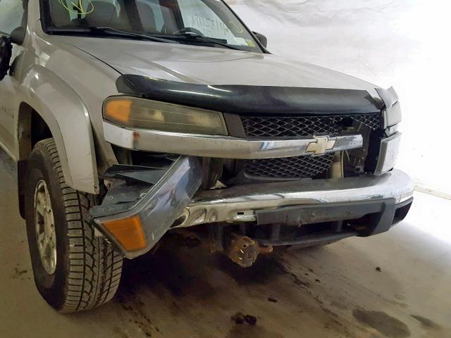 1GCDT136148196634 - 2004 CHEVROLET COLORADO SILVER photo 9