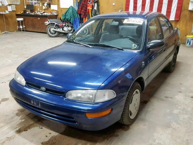 1Y1SK5263VZ409867 - 1997 GEO PRIZM BASE ლურჯი ფოტო 2