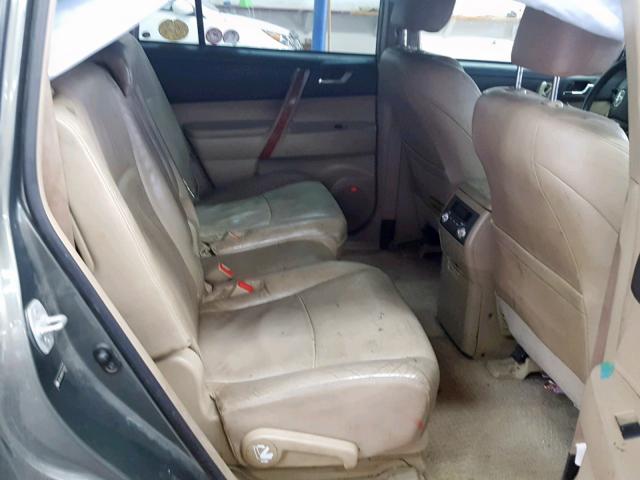 JTEES42A092131701 - 2009 TOYOTA HIGHLANDER GREEN photo 6