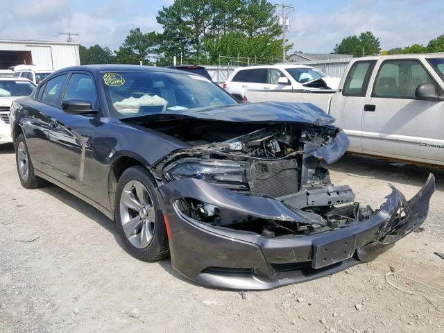 2C3CDXHG5JH125525 - 2018 DODGE CHARGER SX GRAY photo 1