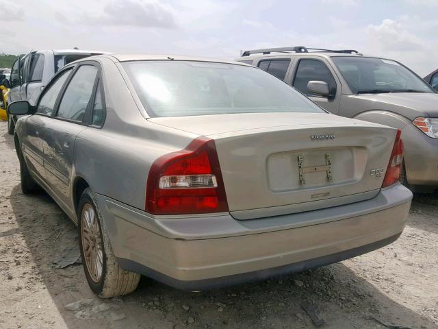 YV1TS92D021269778 - 2002 VOLVO S80 GOLD photo 3