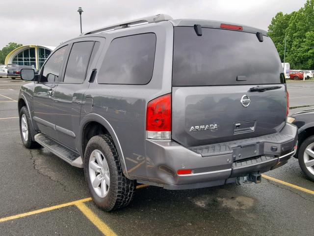 5N1AA0NC5DN608279 - 2013 NISSAN ARMADA SV GRAY photo 3