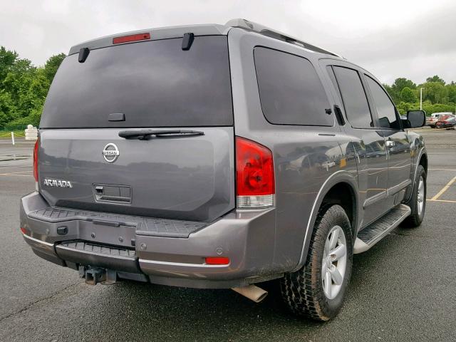 5N1AA0NC5DN608279 - 2013 NISSAN ARMADA SV GRAY photo 4