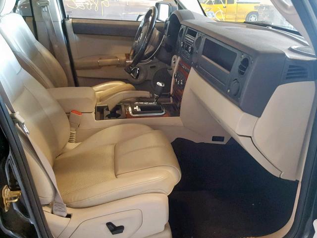 1J8HG58216C367023 - 2006 JEEP COMMANDER BLACK photo 5