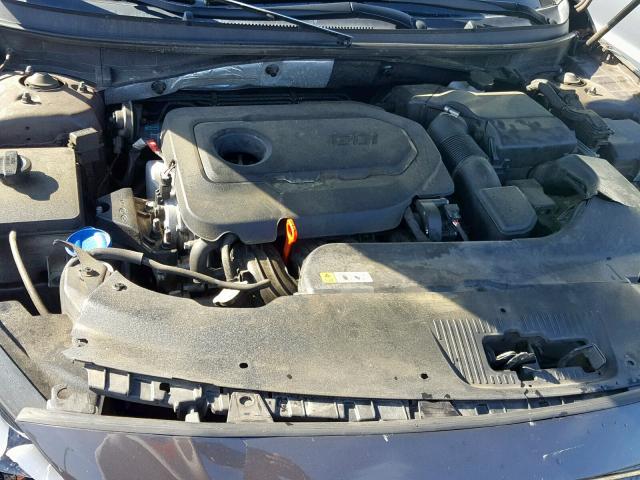 5NPE34AF4FH088408 - 2015 HYUNDAI SONATA SPO GRAY photo 7