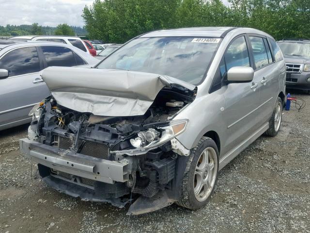 JM1CR293370145992 - 2007 MAZDA 5 SILVER photo 2