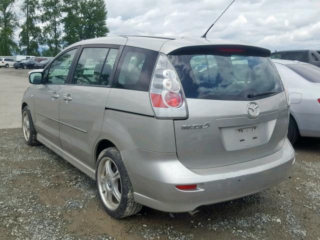 JM1CR293370145992 - 2007 MAZDA 5 SILVER photo 3