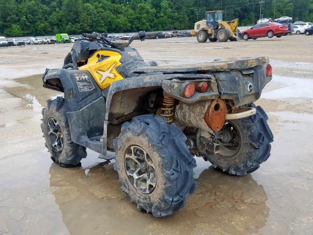 3JBLWLJ1XEJ001556 - 2014 CAN-AM OUTLANDER YELLOW photo 3