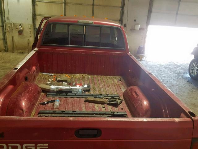 3B7KC23D5VM527725 - 1997 DODGE RAM 2500 RED photo 6