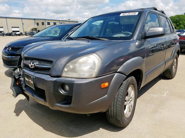 KM8JN12DX8U892981 - 2008 HYUNDAI TUCSON SE CHARCOAL photo 2