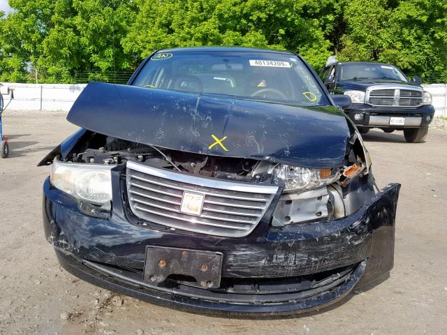1G8AJ55F96Z121863 - 2006 SATURN ION LEVEL BLACK photo 9