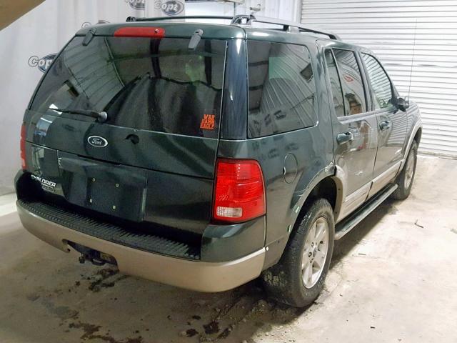 1FMZU64K44UB87778 - 2004 FORD EXPLORER E GREEN photo 4