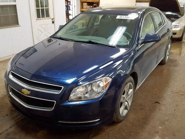 1G1ZC5EB6AF286997 - 2010 CHEVROLET MALIBU 1LT BLUE photo 2
