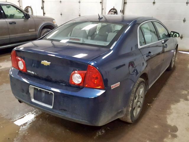 1G1ZC5EB6AF286997 - 2010 CHEVROLET MALIBU 1LT BLUE photo 4