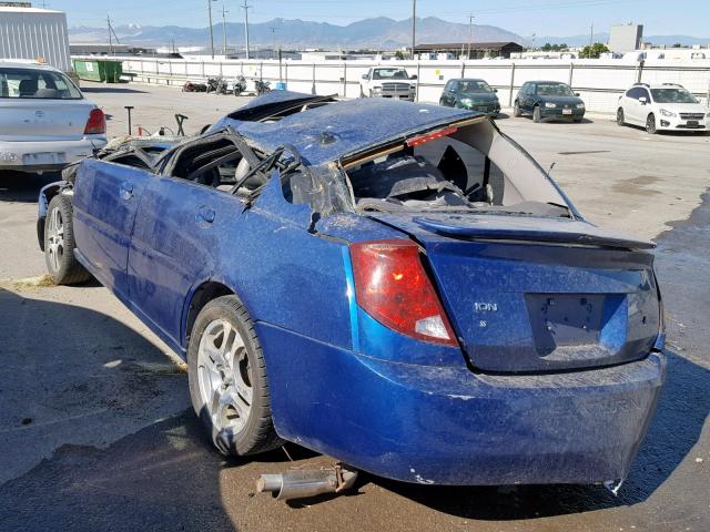 1G8AL52FX5Z182569 - 2005 SATURN ION LEVEL BLUE photo 3
