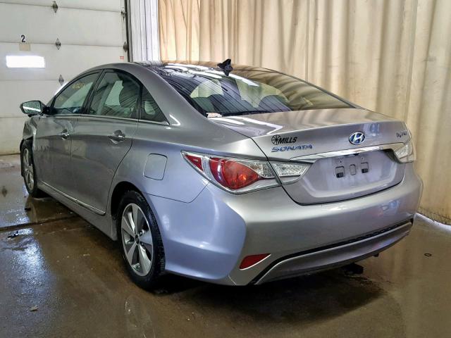 KMHEC4A4XBA018407 - 2011 HYUNDAI SONATA HYB GRAY photo 3