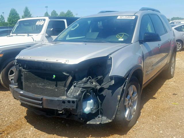 1GKER13717J165994 - 2007 GMC ACADIA SLE SILVER photo 2