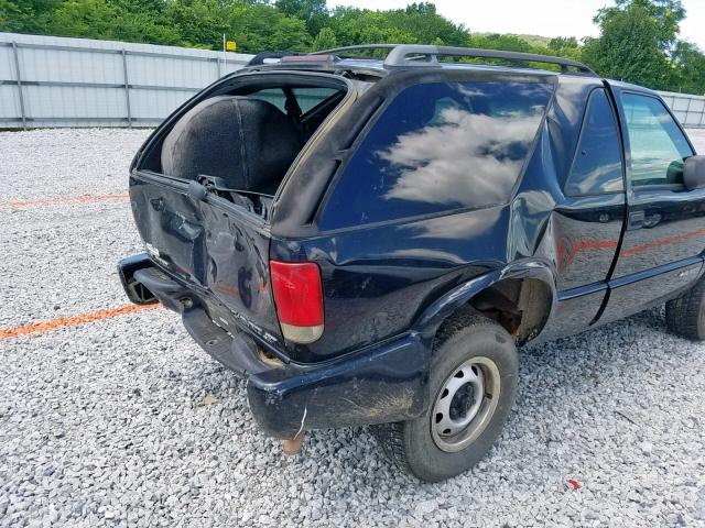 1GNCT18WXWK251826 - 1998 CHEVROLET BLAZER BLACK photo 9