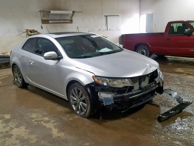 KNAFW6A30B5360408 - 2011 KIA FORTE SX SILVER photo 1