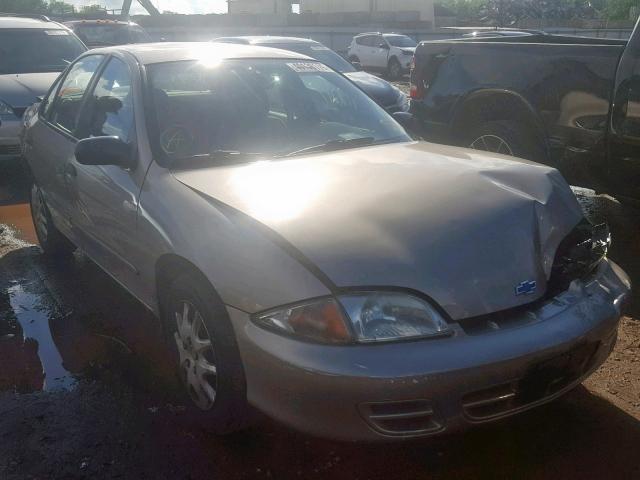 1G1JF524827252100 - 2002 CHEVROLET CAVALIER L GRAY photo 1