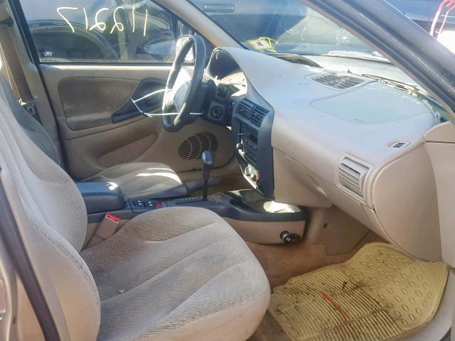 1G1JF524827252100 - 2002 CHEVROLET CAVALIER L GRAY photo 5