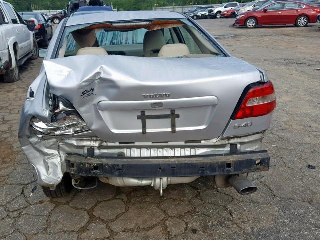 YV1VS27544F090232 - 2004 VOLVO S40 1.9T GRAY photo 9