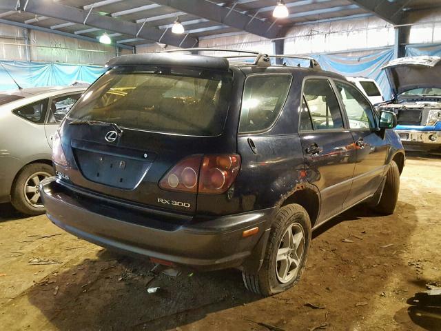 JT6HF10U1X0093249 - 1999 LEXUS RX 300 BLACK photo 4