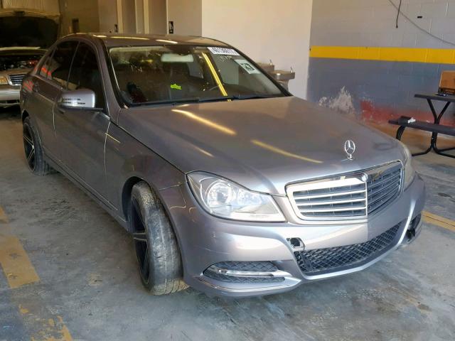 WDDGF4HB7DG097386 - 2013 MERCEDES-BENZ C 250 SILVER photo 1