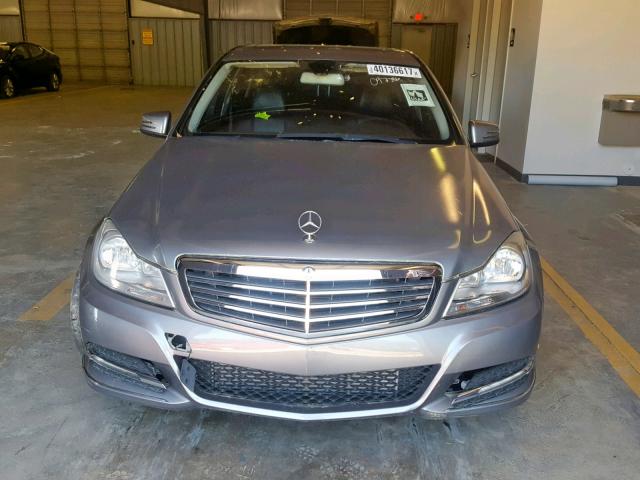 WDDGF4HB7DG097386 - 2013 MERCEDES-BENZ C 250 SILVER photo 9