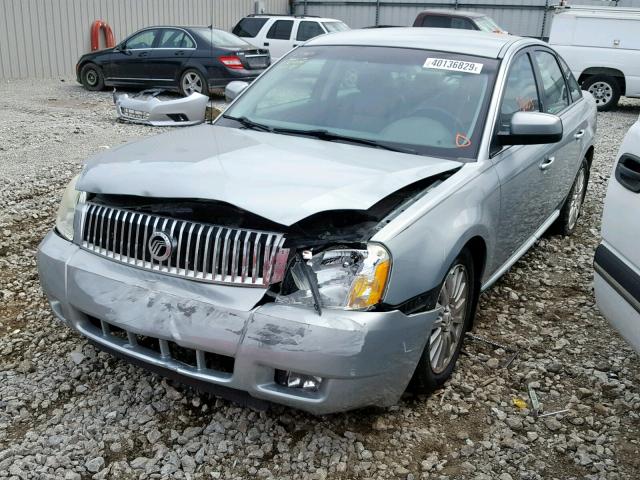 1MEHM42147G604350 - 2007 MERCURY MONTEGO PR SILVER photo 2