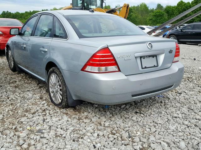 1MEHM42147G604350 - 2007 MERCURY MONTEGO PR SILVER photo 3