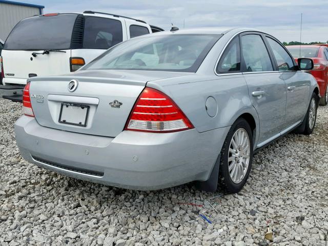 1MEHM42147G604350 - 2007 MERCURY MONTEGO PR SILVER photo 4