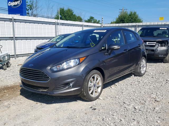 3FADP4EJ0KM104614 - 2019 FORD FIESTA SE GRAY photo 2