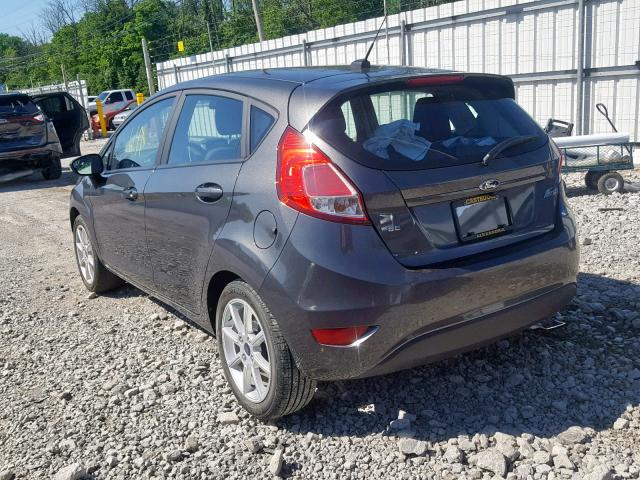 3FADP4EJ0KM104614 - 2019 FORD FIESTA SE GRAY photo 3