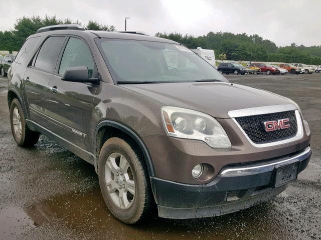 1GKEV13788J296174 - 2008 GMC ACADIA SLE BROWN photo 1