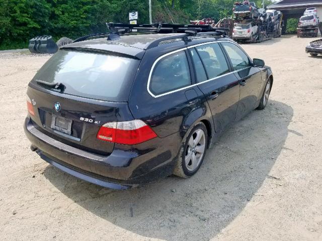 WBANN73527CN04224 - 2007 BMW 530 XIT BLACK photo 4