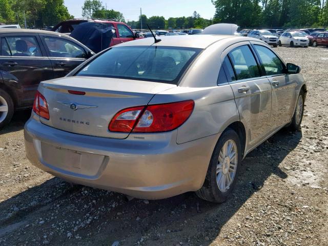 1C3LC56K68N289950 - 2008 CHRYSLER SEBRING TO TAN photo 4