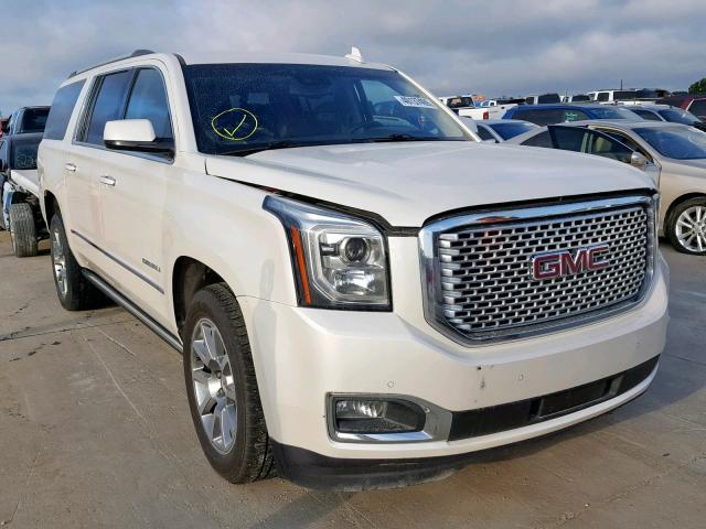 1GKS1JKJ1FR517401 - 2015 GMC YUKON XL D WHITE photo 1