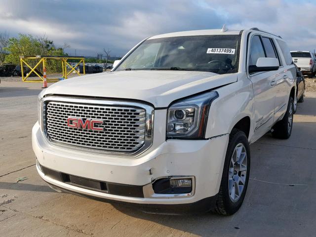 1GKS1JKJ1FR517401 - 2015 GMC YUKON XL D WHITE photo 2