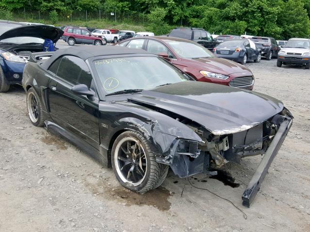 1FAFP45X63F413065 - 2003 FORD MUSTANG GT BLACK photo 1