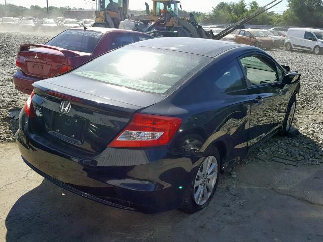 2HGFG3B06CH504963 - 2012 HONDA CIVIC EXL BLACK photo 4