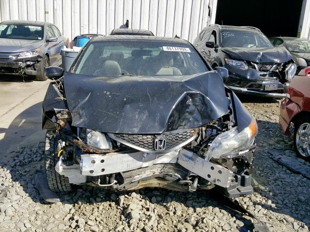 2HGFG3B06CH504963 - 2012 HONDA CIVIC EXL BLACK photo 9