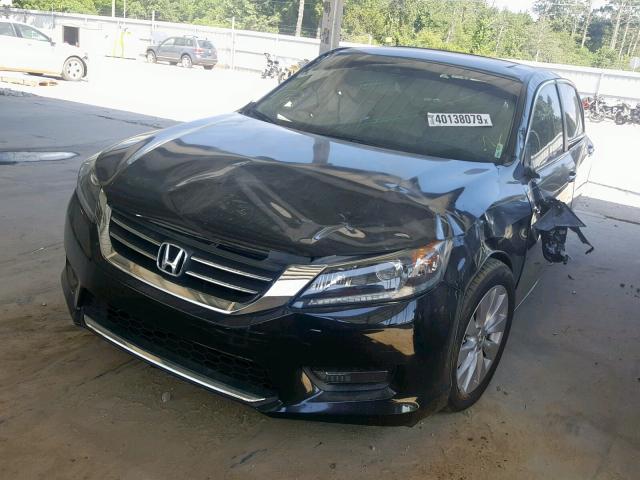 1HGCR2F88EA192654 - 2014 HONDA ACCORD EXL BLACK photo 2