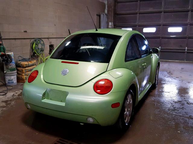 3VWCB21C12M453164 - 2002 VOLKSWAGEN NEW BEETLE GREEN photo 4