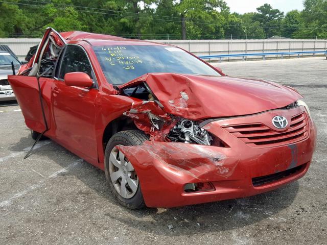 4T1BE46K59U347013 - 2009 TOYOTA CAMRY BASE RED photo 1
